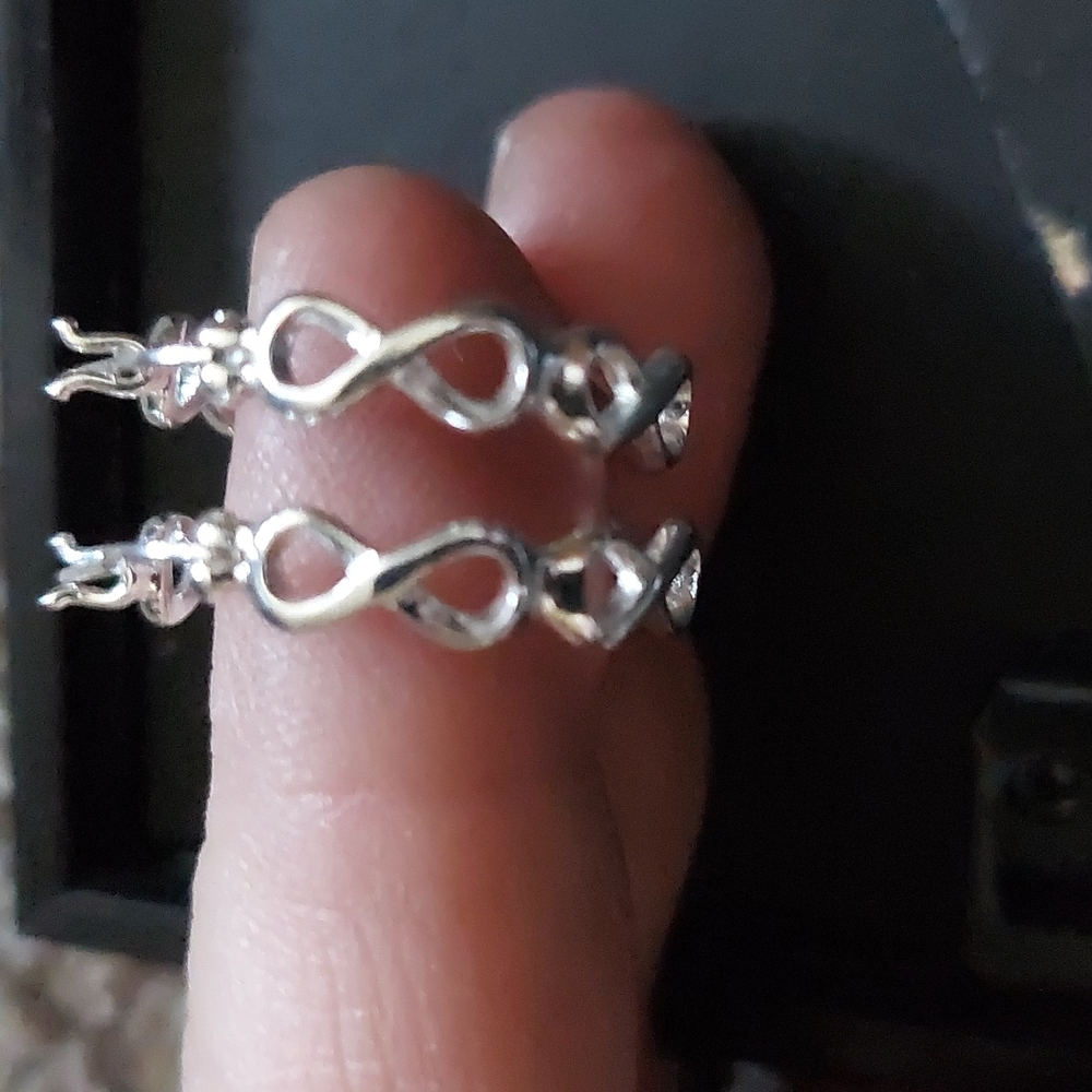 Sterling silver small hoops never worn NWOT